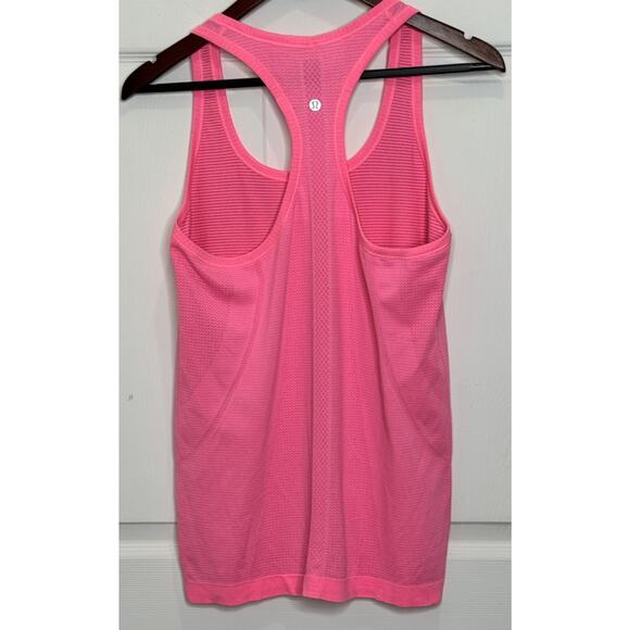 Lululemon Swiftly Tech Racerback Tank Top Shirt Sz 10 Figue Hot Pink Raspberry - Picture 6 of 10